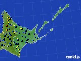 道東のアメダス実況(積雪深)(2020年03月14日)