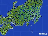 関東・甲信地方のアメダス実況(日照時間)(2020年03月14日)