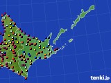 2020年03月15日の道東のアメダス(日照時間)