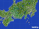 東海地方のアメダス実況(気温)(2020年03月15日)