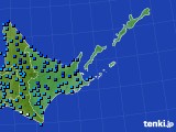 道東のアメダス実況(気温)(2020年03月15日)