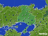 兵庫県のアメダス実況(風向・風速)(2020年03月15日)