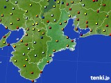 三重県のアメダス実況(日照時間)(2020年03月16日)