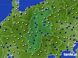 長野県のアメダス実況(風向・風速)(2020年03月16日)