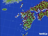 2020年03月17日の九州地方のアメダス(日照時間)