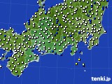 東海地方のアメダス実況(風向・風速)(2020年03月17日)