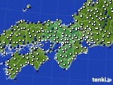 近畿地方のアメダス実況(風向・風速)(2020年03月17日)