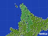 道北のアメダス実況(風向・風速)(2020年03月18日)