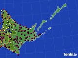 2020年03月19日の道東のアメダス(日照時間)