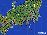 関東・甲信地方のアメダス実況(日照時間)(2020年03月20日)