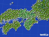 近畿地方のアメダス実況(気温)(2020年03月20日)