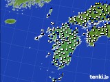 九州地方のアメダス実況(風向・風速)(2020年03月20日)