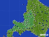 道央のアメダス実況(風向・風速)(2020年03月20日)