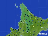 道北のアメダス実況(積雪深)(2020年03月21日)