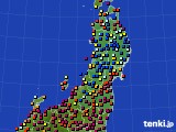 2020年03月21日の東北地方のアメダス(日照時間)