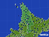 道北のアメダス実況(風向・風速)(2020年03月21日)