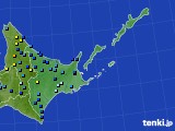 道東のアメダス実況(積雪深)(2020年03月22日)