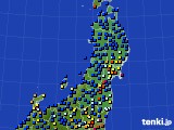 2020年03月22日の東北地方のアメダス(日照時間)