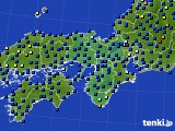 近畿地方のアメダス実況(日照時間)(2020年03月22日)