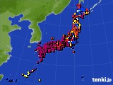 アメダス実況(日照時間)(2020年03月23日)