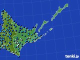 道東のアメダス実況(気温)(2020年03月23日)