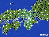 近畿地方のアメダス実況(風向・風速)(2020年03月23日)