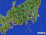 関東・甲信地方のアメダス実況(日照時間)(2020年03月24日)