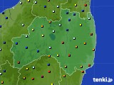 福島県のアメダス実況(日照時間)(2020年03月24日)