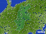 2020年03月24日の長野県のアメダス(風向・風速)