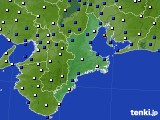 三重県のアメダス実況(風向・風速)(2020年03月24日)