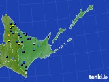 道東のアメダス実況(積雪深)(2020年03月28日)