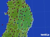 2020年03月28日の岩手県のアメダス(日照時間)