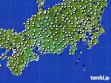 2020年03月28日の東海地方のアメダス(風向・風速)