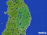 2020年03月28日の岩手県のアメダス(風向・風速)