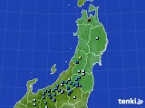 2020年03月29日の東北地方のアメダス(積雪深)