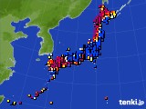 アメダス実況(日照時間)(2020年03月29日)