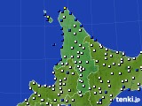 2020年03月29日の道北のアメダス(風向・風速)