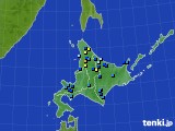 2020年03月30日の北海道地方のアメダス(積雪深)