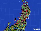 東北地方のアメダス実況(日照時間)(2020年03月30日)