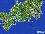 2020年03月30日の東海地方のアメダス(風向・風速)