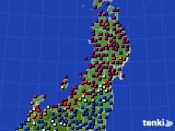 2020年03月31日の東北地方のアメダス(日照時間)