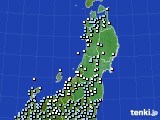 東北地方のアメダス実況(降水量)(2020年04月01日)