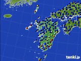 九州地方のアメダス実況(日照時間)(2020年04月01日)