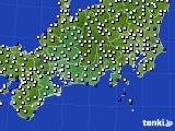 2020年04月01日の東海地方のアメダス(風向・風速)