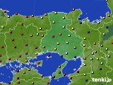 兵庫県のアメダス実況(日照時間)(2020年04月02日)
