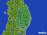 岩手県のアメダス実況(風向・風速)(2020年04月02日)
