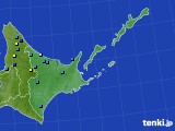 道東のアメダス実況(積雪深)(2020年04月03日)