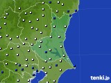 茨城県のアメダス実況(風向・風速)(2020年04月03日)