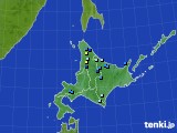 2020年04月04日の北海道地方のアメダス(積雪深)