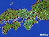 2020年04月04日の近畿地方のアメダス(日照時間)